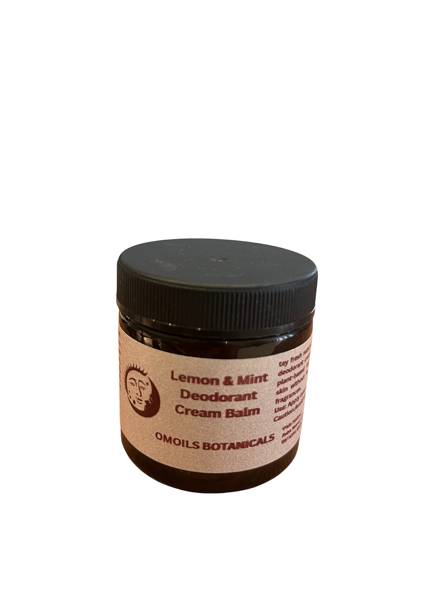 Lemon & Mint natural deodorant Cream Balm