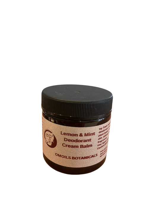 Lemon & Mint natural deodorant Cream Balm