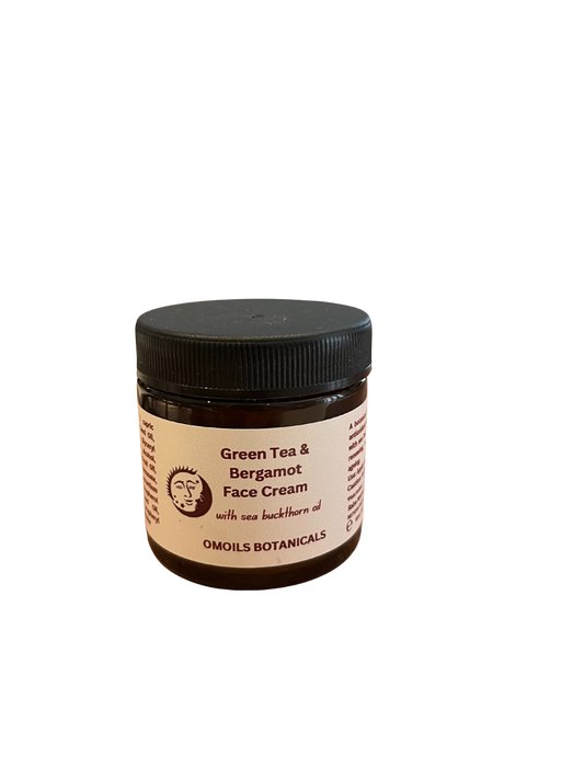 Green Tea & Bergamot Face Cream with Sea Buckthorn Oil